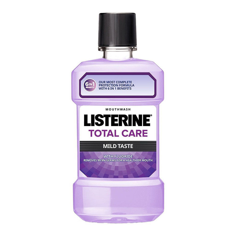 Listerine Total Care Anticavity Mouthwash, Fresh Mint, 500 Ml